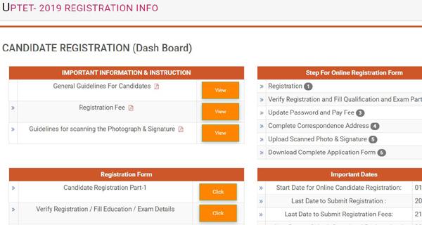 UPTET 2019 Application Form Notification Exam Date Syllabus