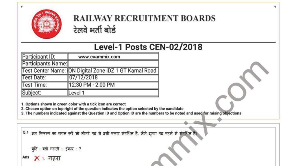 railway group d gk 2018 pdf