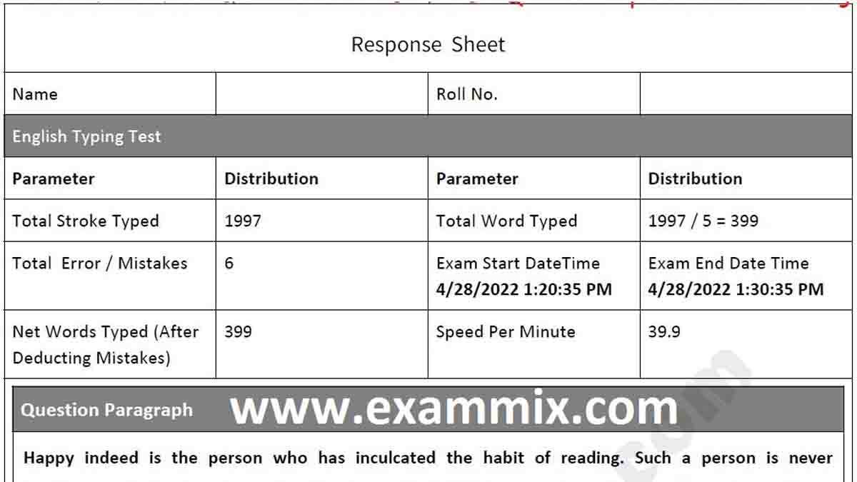 Railway Typing Test PDF For RRB NTPC GDCE Online Exam 2022 Railway Typing Test PDF For RRB NTPC GDCE Online Exam 2022