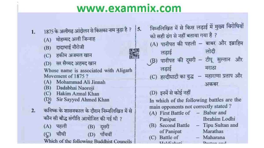 UP Supply Inspector Question Paper 2022